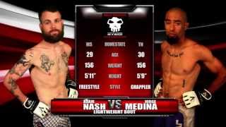 V3FIGHTS Adam Nash vs Jorge Medina [upl. by Ermeena]