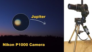 Nikon P1000  Zooming Jupiter in the morning sky 2021 No telescope  its just a camera Super zoom [upl. by Barret]