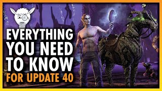 📝 Important Changes Coming in Update 40  😮 Endless Archive Class Sets and MORE  ESO Patch Notes [upl. by Aaron942]