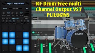 RF Drum  Free multi channel drum VST Reaper hindi tutorial [upl. by Kaenel]