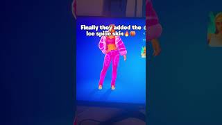 New Ice Spice skin is here😳 fortnite fortniteconcert fortniteclips fortniteskins [upl. by Anaile]