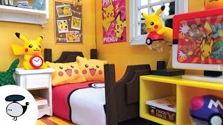 Pikachu Miniature Doll House  Pokémon ReMent Miniatures [upl. by Sug]