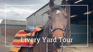 Livery Yard Tour  Tack Up And Ride With Me  My dream yard [upl. by Alimaj555]