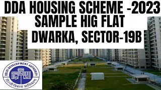 3BHK HIG SAMPLE FLAT SECTOR 19B DWARKA DDA HOUSING SCHEME 2023 [upl. by Tam]