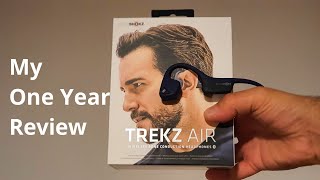 AfterShokz Trekz Air Bone Conduction Headset  One Year Review  Should You Buy Them In 2020 [upl. by Ahsoym]