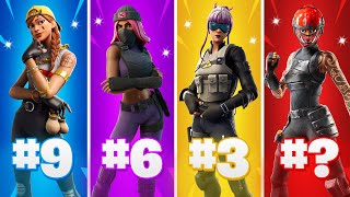 15 Most Tryhard 800 VBuck Skins In Fortnite [upl. by Cykana]