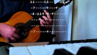 Band of Brothers theme  Classical Guitar with tab [upl. by Chatwin]