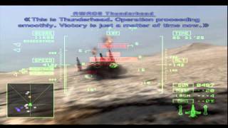 Ace Combat 5 Mission 16B Desert Lightning [upl. by Odrude]