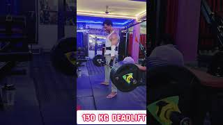 130 kg deadlift trendihardstyle youtubeshorts viralshortstrending shorts [upl. by Hopkins681]