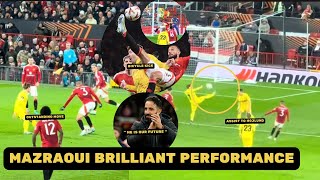 Noussair Mazraoui Praised by Ruben Amorim After Outstanding Performance vs BodøGlimt [upl. by Fogg670]