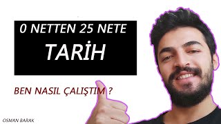 TARİHE NASIL ÇALIŞTIM   Kpss Türkiye 15si [upl. by Vickey]