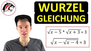 WURZELGLEICHUNGEN mit 2 Wurzeln  Mathe Tutorial [upl. by Barrett]