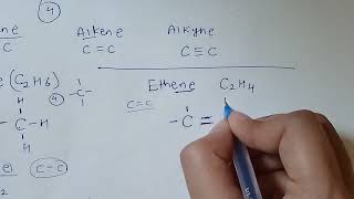 Draw Structural formula for Alkane alkene alkyne class 10 basic [upl. by Bilac]