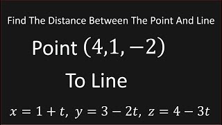 Finding Distance from Point to Line Formula [upl. by Coughlin]