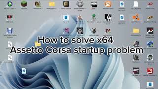 0xc000007b at Assetto Corsa The x64bit version doesnt start but acsx86exe works [upl. by Obellia879]