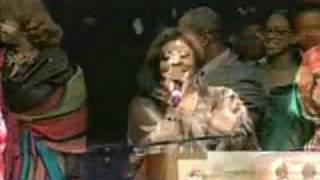 KARINDA Clark amp Kim Burrell in The Williams Brothers mic toss [upl. by Alexine152]