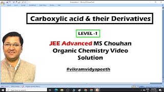 31 to 33 Carboxylic Acid and Their Derivatives [upl. by Atsira]