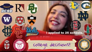 COLLEGE DECISION REACTIONS 2024  privates ivies ucs csus [upl. by Killoran866]