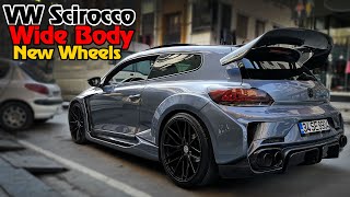 VW Scirocco  Wide Body Kit  2019  New Wheels  ilkers Garage Extra [upl. by Olympia367]