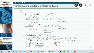 TEMA 20 SILICIO FÓSFORO Y AZUFRE  201 LOS TIOLES [upl. by Cristabel]