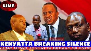 UHURU KENYATTA BREAKS SILENCE WHILE MOURNING IN A FUNERAL ON HIS BROTHER [upl. by Isabelita]