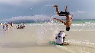 Epic Skimboarding Tricks and Jumps  People Are Awesome [upl. by Matti]