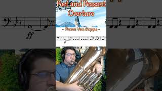 Poet and Peasant Overture Pt 2  Franz Von Suppe tuba brass orchestra [upl. by Anilag]