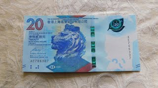 Hong Kong 20 Dollar Banknote HSBC [upl. by Kemp]