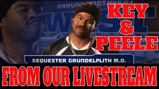 Key and Peele  Football Names  From the Livestream Reactions [upl. by Ovatsug]