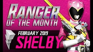 Shelby Watkins Pink Dino Charge Ranger  February 2019 Ranger Of The Month [upl. by Errick]