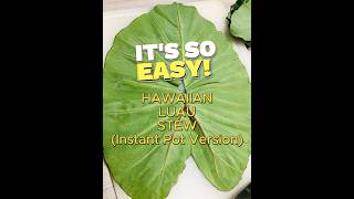 Healthy Easy and Quick Hawaiian Luau Stew in the Instant Pot [upl. by Bennir302]