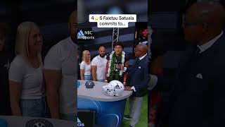 4⭐️ S Faletau Satuala commits at the AllAmerican Bowl 🏈 shorts [upl. by Eleonore]