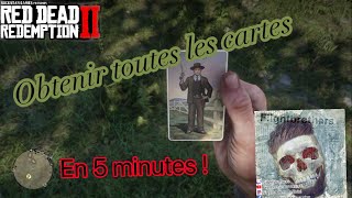 ASTUCE POUR AVOIR TOUTES LES CARTES DE PAQUET DE CIGARETTE 100  RED DEAD REDEMPTION 2 [upl. by Eisaj]