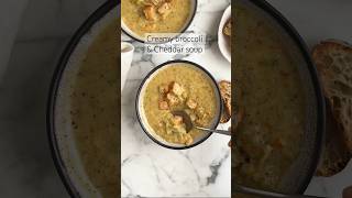 Creamy broccoli amp Cheddar soup recipe [upl. by Pizor]