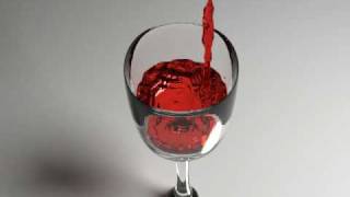 Blender  Wine Pouring Into Glass [upl. by Essenaj]