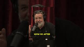 Russell Crowe amp Joe Rogan Experience Russell got fired [upl. by Yrrag]