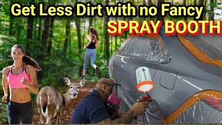 TIPS to get a cleaner paint job while painting ANYWHERE even in a forest [upl. by Anahir]