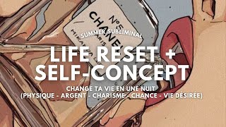 ☆ LE SEUL SUBLIMINAL DONT TU AS BESOIN ⚠️ POWERFUL overnight life reset  self concept [upl. by Atnaloj703]