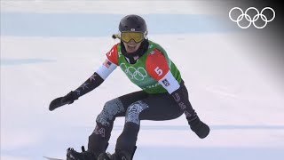 Redemption for Lindsey Jacobellis  Snowboard Beijing 2022  Womens Cross Highlights [upl. by Schwing311]