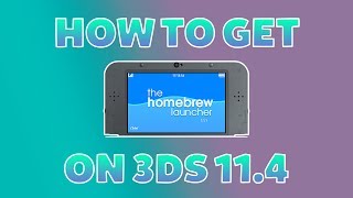 How to get Homebrew on 3DS 114 [upl. by Millard463]