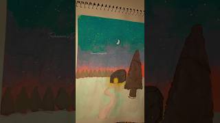 My First Painting With Watercolour Art shorts watercolor viralshort Youtube ytstudio drawing [upl. by Rebma992]