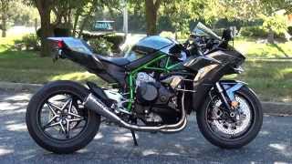 Ninja H2 Alien Head 2™ Full Exhaust System Sound Clip [upl. by Cob520]