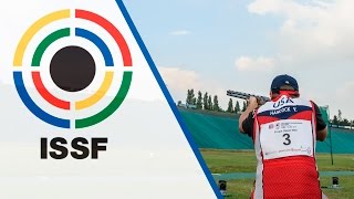 Interview with Vincent Hancock USA  2015 ISSF Shotgun World Championship in Lonato ITA [upl. by Nayab]