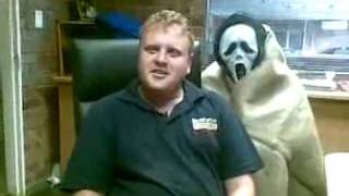 Big boy scared of the Scream mask Cool prank [upl. by Richela503]