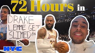 72 Hours at Drake Show amp Courtside LakersNets Game feat LeBron Megan Rapinoe  speedys LIL vlogs [upl. by Nemad2]