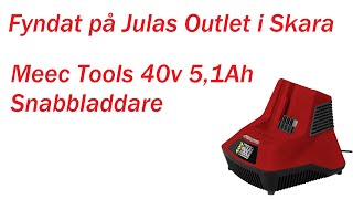 Unboxing Meec Tools 40v 5 1Ah Snabbladdare från Julas Outlet i Skara [upl. by Anuala255]