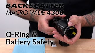 ORing and Battery Safety  Macro Wide 4300 Video Light [upl. by Rybma]