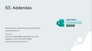 53 Contpaqi Comercial Premium  Como configurar las Addendas contpaqi [upl. by Twedy]