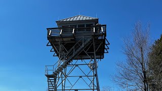 AT Rich Mountain Fire Tower March 2024 Hot Spring North Carolina [upl. by Cullen]