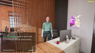 Unreal realistic AI office consultant [upl. by Quinby]